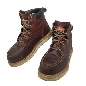Red Wing Irish Setter Ashby Boots 83606 size 9.5 Aluminum Safety Toe Leather